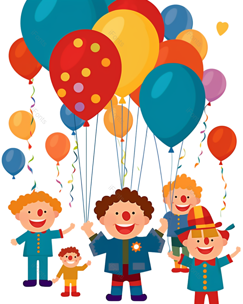 儿童节图片,元素元素,卡通PNG,气球免抠素材